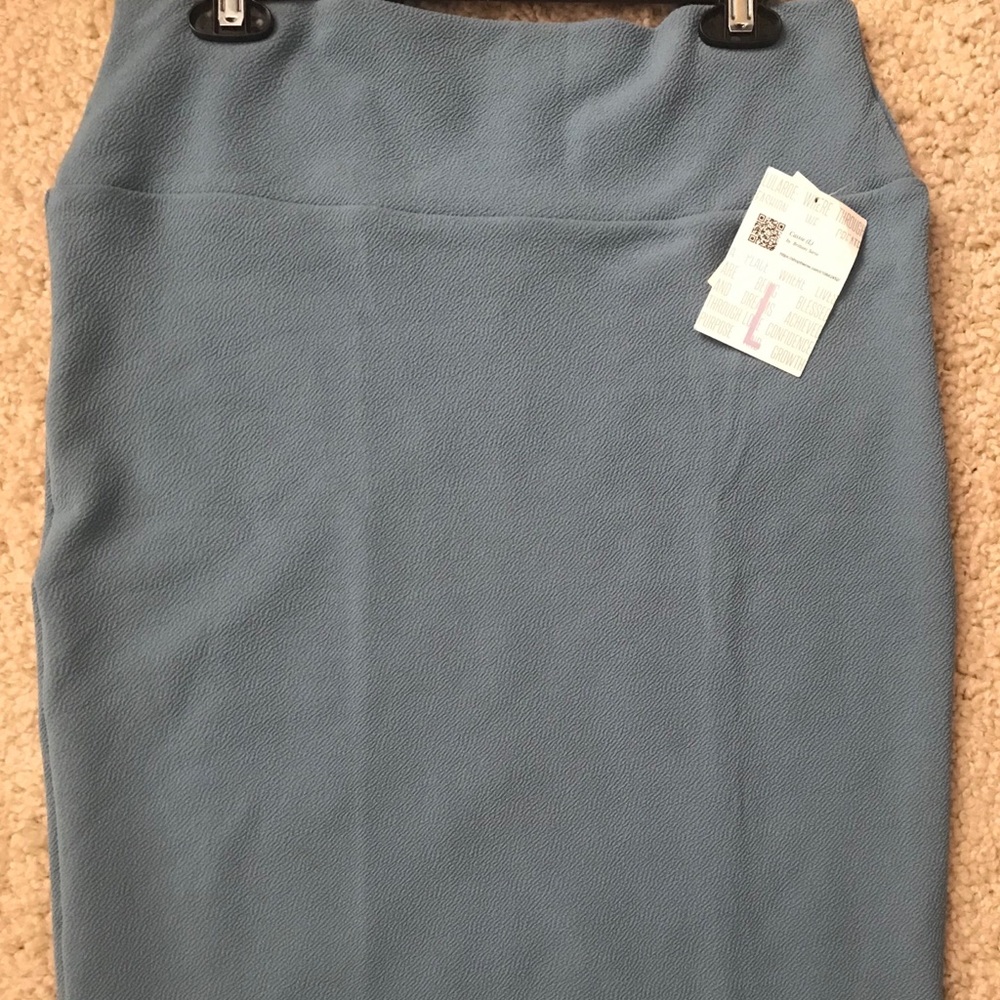 Large solid blue Cassie Lularoe